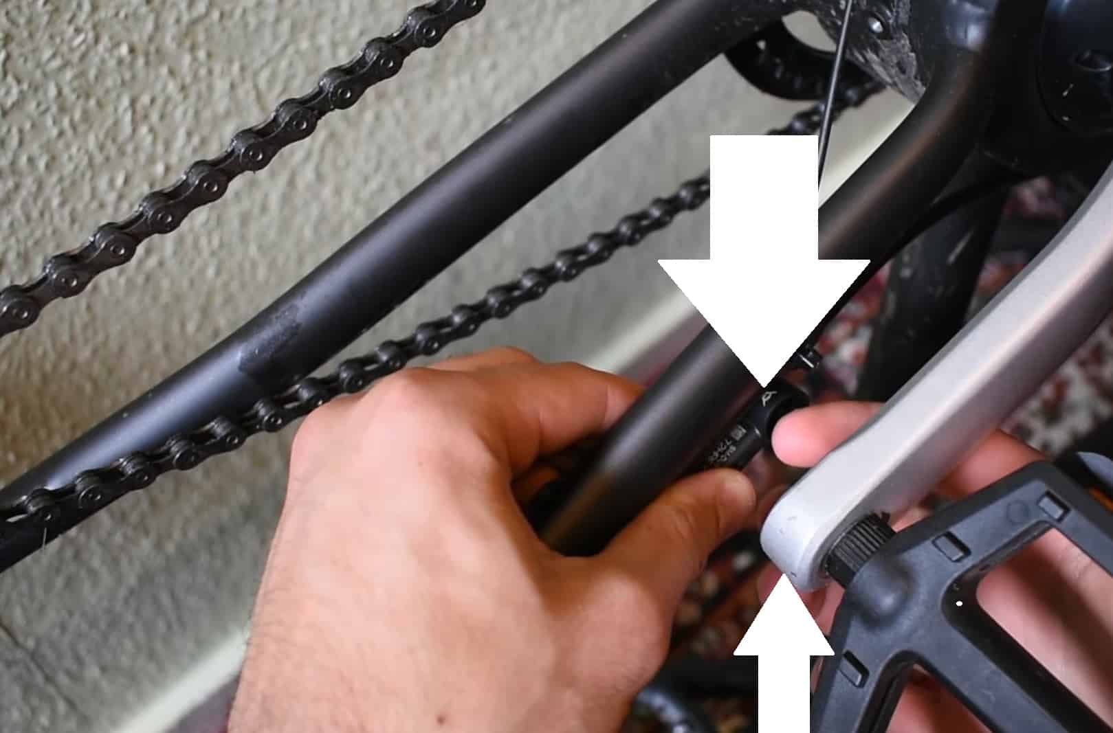 change the position of the sensor so that it is opposite the crank