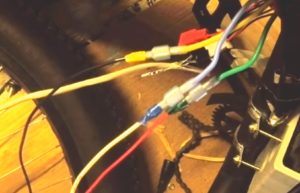 phase wires connected to controller