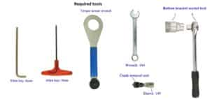 tools for replacing Bottom bracket torque sensor